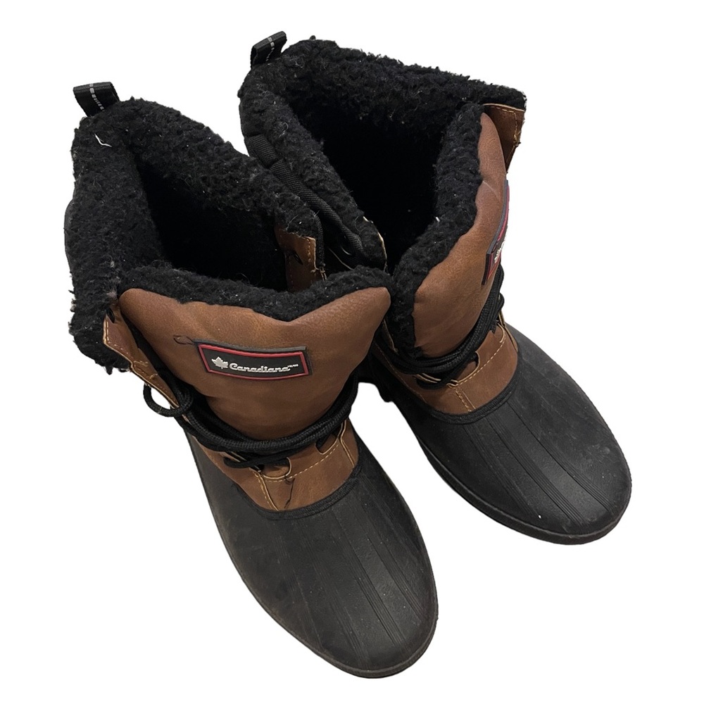 Canadiana Winter Boots, size 12